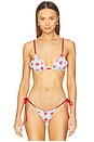 view 1 of 4 Lumia Bikini Top in Rosewater Print