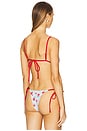 view 3 of 4 Lumia Bikini Top in Rosewater Print