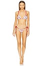 view 4 of 4 Lumia Bikini Top in Rosewater Print