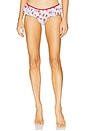 view 1 of 4 Ghaia Bikini Bottom in Rosewater Print