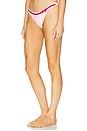 view 2 of 4 Dove Bikini Bottom in Pink Polka Dot Print