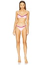 view 4 of 4 Dove Bikini Bottom in Pink Polka Dot Print