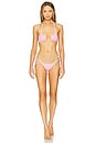 view 4 of 4 Mackenzie Bikini Bottom in Pink Polka Dot Print