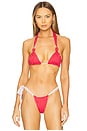 view 1 of 6 TOP BIKINI KEALY in Red Polka Dot Print