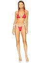 view 5 of 6 TOP BIKINI KEALY in Red Polka Dot Print