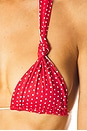 view 6 of 6 TOP BIKINI KEALY in Red Polka Dot Print