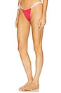 view 4 of 7 Kealy Bikini Bottom in Red Polka Dot Print