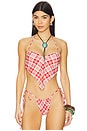 view 1 of 4 x Bella Hadid Springtime Bikini Top in Lover's Lane
