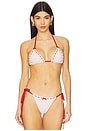 view 1 of 5 TOP BIKINI NICK in Strawberry Polka Dot