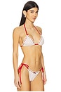 view 2 of 5 TOP BIKINI NICK in Strawberry Polka Dot