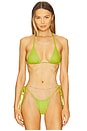 view 1 of 4 Paradise Bikini Top in Lily Pad