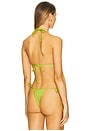 view 3 of 4 Paradise Bikini Top in Lily Pad