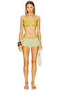 view 4 of 4 Paradise Bikini Top in Lily Pad