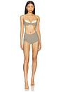 view 4 of 5 x Bella Hadid Jolene Striped Rib Bikini Bottom in Lasso