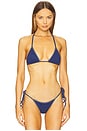 view 1 of 4 x Bella Hadid Nick Bikini Top in Summer Denim