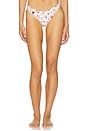 view 1 of 5 Dove Beaded Bikini Bottom in Strawberry Field Print