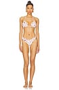 view 4 of 5 Dove Beaded Bikini Bottom in Strawberry Field Print