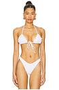 view 1 of 4 Tidal Eyelet Bikini Top in Spring Cloud
