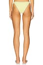 view 3 of 4 Harper Ribbed Bikini Bottom in Honeycomb