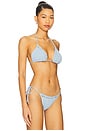 view 2 of 4 Nick Crochet Bikini Top in Blue Jay