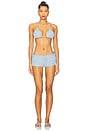view 4 of 4 Nick Crochet Bikini Top in Blue Jay