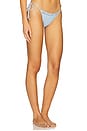 view 2 of 4 Mackenzie Crochet Bikini Bottom in Blue Jay