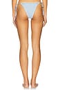 view 3 of 4 Mackenzie Crochet Bikini Bottom in Blue Jay