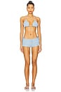 view 4 of 4 Genevieve Crochet Short in Blue Jay