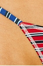 view 5 of 5 Mackenzie Bikini Bottom in Red Summer Stripe