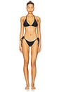 view 4 of 4 Mackenzie Ribbed Bikini Bottom in Midnight Serenade