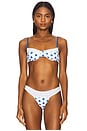 view 1 of 4 Brady Bikini Top in Delicate Dot