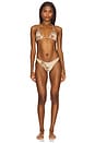 view 4 of 5 x Bella Hadid Dove Bikini Bottom in Desert Rose