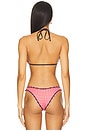 view 3 of 5 Coastal Bikini Top in Cherry Picnic
