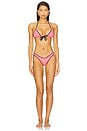 view 4 of 5 Coastal Bikini Top in Cherry Picnic