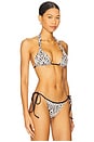 view 2 of 4 Kealy Bikini Top in Zebra Print