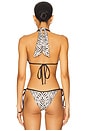 view 3 of 4 Kealy Bikini Top in Zebra Print