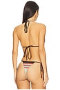 view 3 of 4 Nick Triangle Bikini Top in Desert Dusk