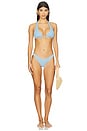 view 4 of 5 HAUT DE MAILLOT DE BAIN TRIANGLE FRANK in Lullaby Sky