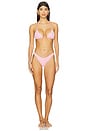 view 4 of 5 HAUT DE MAILLOT DE BAIN TRIANGLE NICK in Blush