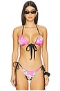 view 1 of 5 Coastal Triangle Bikini Top in Midnight Blossom