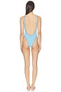 view 3 of 4 MAILLOT UNE PIÈCE CÔTELÉ VERONA in Capri Sky