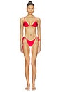 view 4 of 4 TOP BIKINI ELENE in Classic Red
