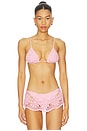 view 1 of 5 Elena Crochet Bikini Top in Blush