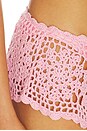 view 5 of 5 Shelly Crochet Bikini Bottom in Blush