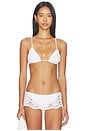 view 1 of 4 HAUT DE MAILLOT DE BAIN TRIANGLE EN CROCHET PAIGE LORENZE ELENA in Marry Me