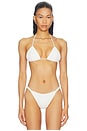 view 1 of 4 HAUT DE MAILLOT DE BAIN TRIANGLE EN MAILLE PAIGE LORENZE TIDE in Marry Me