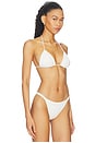 view 2 of 4 HAUT DE MAILLOT DE BAIN TRIANGLE EN MAILLE PAIGE LORENZE TIDE in Marry Me
