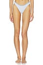 view 1 of 4 X Paige Lorenze Dove Ribbed Bikini Bottom in Something Blue