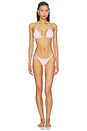 view 4 of 4 X Paige Lorenze Divine Ribbed Bikini Bottom in Blushing