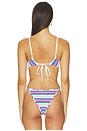 view 3 of 5 TOP BIKINI CON AROS VIVIENNE in St. Tropez Stripe